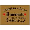 Generico Benvenuti nella nostra Casa Tappeto Zerbino Per Interni Casa Cucina Decorazioni Idea Regalo Simpatica Addobbi Arredo Antisporco Personalizzato con Nomi Famiglia 40x100cm Antiscivolo Ingresso amore