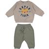 Prénatal Prénatal Bimbo 0-24 Completo Tuta con Pantalone Lungo e Felpa in Morbido Cotone FW25_2