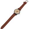 KKPLZZ Orologio da donna semplice, classico, in pelle PU, analogico al quarzo, data, numeri arabi, orologio vintage per il tempo libero da donna