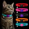 PettyItalia, Collare Gatto Regolabile in Biothane, Leggero e Impermeabile, con Chiusura di Sicurezza, Colore Azzurro