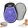PawSailor Guanto Rimuovi Peli Gatto Cane Spazzola Peli Animali Viola | Doppia Faccia Guanti Massaggio, Togli Peli Gatti, Levapeli Elettrostatico, Regolabile, Pulisce Divano, Letto & Vestiti