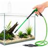 Slymwick Sifone per Acquario 3 in 1 Kit, Detergente per Ghiaia con Pompa Manuale e Tubo Prolunga, Aspiratore Acquario per Cambio Acqua, Pulizia Sabbia e Fondo, Acquari Piccoli e Medi