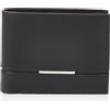 Calvin Klein Portafogli da uomo Slim Plaque Trifold 10CC W/Coin K50K510055, nero (Ck Black), OS, Nero (Ck Black), Taglia unica