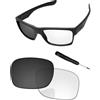PapaViva Lenti di ricambio e cacciavite per occhiali da sole Oakley TwoFace OO9189 - Vestibilità precisa, resistente ai raggi UV e agli urti