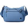 JIANLINST Borse a tracolla da donna in nylon multi tasca borse a tracolla impermeabili leggere borse da viaggio e borse