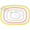 SUPVOX Telaio Ricamo Punto Croce in Plastica a Forma di Rettangolare per Creazioni Artistiche e Fai da Te 5PCS