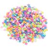 PATIKIL 50g Coriandoli Finti Colorati Granelli Finti Argilla Polimerica Stella Cinque Punte per Arte Unghie Fai da Te Artigianato Torta Custodia Telefono Resina Fette Polimero Colori Misti