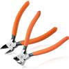 LEONTOOL Pinze diagonali per plastica tagliata a filo, tronchesi angolate a 45° e 90°, per artigianato, tagliafili laterali di precisione, per la creazione di gioielli, elettronica, modello, floreale