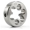 Xiciki Filiera rotonda M22 x 1,5 mm, filettatura metrica in acciaio legato, taglio a destra, strumento di riparazione filettatura, adatto per la lavorazione di filettature esterne