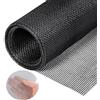KZQXXT Zanzariera di ricambio, zanzariera per finestra, 120 x 250 cm, zanzariera per finestra, in fibra di vetro, colore nero, al metro, rete di ricambio per zanzariera, può essere tagliata a piacere
