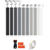 Cryluxial Kit di riparazione cera dura 10 colori, con raschietto e lame, set di riparazione laminato per legno, parquet, piastrelle, PVC e pavimenti in vinile, kit di riparazione graffi e fori su mobili e
