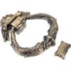 Mikinona Batacchio per Porta Retrò, Battente Portoncino, Lega di Zinco, Forma Delicata, per Porta d'Ingresso e Cancello, Stile Vintage
