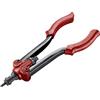 Fortum Pinza per rivetti a mano per rivetti filettati, pinza per rivetti M3-M12, in alluminio, ottone, acciaio e acciaio inox, lunga 34 cm, potente pinza rivettatrice con perni di trazione