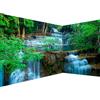 murando - Carta da Parati Adesiva Moderna, Paesaggio, 539x250 cm | Fotomurale Autoadesiva, Pellicola Murales, Decorazione da Muro XXL, Poster Giganti da Parete, Cascata, Produzione Europea