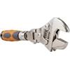 Profi-Partner Chiave inglese regolabile 5 in 1 con cricchetto | PROFI-PARTNER Telescopico, testa girevole a 180°, funzione cricchetto, ganascia fino a 4,5 cm, impugnatura antiscivolo