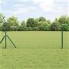 KFPOERTFGD Set di 2 pali per recinzione, 120 cm, in acciaio verniciato a | Resistente alle intemperie, per giardino e terrazza, facile da montare, robusto