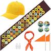 RFVTGB RFYTGB 6 PC Accessori per costume da scout, Costume da Scout | Set di esplorazione per Bambini, on Cintura con Distintivo, Cappello, Sciarpa, Graffette, per Cospaly, Feste