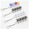 TaimeiMao Set di 4 Tastiera Fidget Toy, tastiere antistress per adulti con luce LED, portachiavi a forma di tastiera, per alleviare lo stress, ideale per la scuola e i viaggi