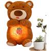 Generico Giocattolo Che Simula La Respirazione Simpatico Orso Rilassante con e Suoni | Animali Di Peluche Morbidi per Bambini Regalo Compleanno San Natale