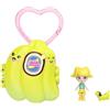 Mattel Polly Pocket Fruit Friend Compact Mini Toy Keychain Banana per bambini