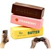 Viechoes Butter Squishy Antistress Set 3 Pezzi | Butter Squishy | Giocattolo antistress slow rising | Sollievo per ansia e ufficio | Materiale flessibile sicuro 2 pezzi