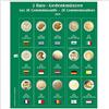 SAFE 7341-25 - Foglio Complementare Album Monete 2 Euro 2019/2020 | Pagina Illustrata a Colori | per Album Premium 7341 | Emissioni Ufficiali Commemorative