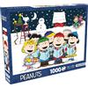 AQUARIUS Charlie Brown Christmas - Puzzle glitterato da 1000 pezzi (puzzle da 1000 pezzi), senza abbagliamento, vestibilità precisa, prodotto con licenza ufficiale Peanuts e oggetti da collezione