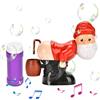 Generic Befana di Santa Fart Macchina di Bolle, Macchina di Bolle Colorate Natalizie con Musica e Luci, Fumetto Natalizio di Fart Santa Regalo Originale di Natale per Ragazzi e Bambine, Party di