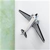 Brickify Staffa di montaggio a parete compatibile con LEGO Douglas DC-3 Pan-Am Air Liner - Prodotto nel Regno Unito - Aereo non incluso - Hardware incluso