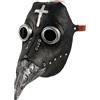 Syutokul Maschera del Dottore della Peste, Maschera di Halloween Steampunk con dettaglio incrociato Becco di Cosplay di Halloween