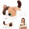 Yesmoyhe Peluche a forma di gatto siamese, 20 cm Peluche Gatto, Simpatico peluche a forma di gatto, Gatto Bambola Peluche del Cartoni Animati, per Regalo Compleanno Ragazzi e Ragazze