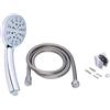 Edco Eindhoven B.V. Soffione doccia universale - 5 livelli di getto - Ø 15 cm - Doccetta con funzione massaggio - Easy to Clean - Adatto per attacco G 1/2 - Per bagno o doccia