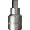 BETA - Chiave Quadra per Tappo Coppa Olio 1/2" Q8 8 mm, Chiave per Scarico Olio Auto e Manutenzione Motore, Inserto Quadrato Professionale in Metallo per Officina e Autoriparazione, 1494E