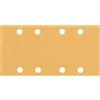Bosch Professional Bosch 10x Carta abrasiva EXPERT C470 con 8 fori per levigatrici orbitali | per Vernice su legno, Legno duro, Ø 93x186 mm, Grano 100, Professional Accessorio Levigatrice orbitale