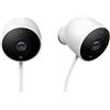 Google Nest - Telecamera di sicurezza per esterni, visione notturna, video HD 1080p, video live 24/7, telecamera CCTV resistente alle intemperie, la sicurezza non è mai stata così bella - confezione da 2