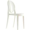 Kartell - Sedia impilabile Ghost - Bianco - policarbonato 2,0 - Designer Philippe Starck