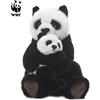 WWF peluche madre panda con bambino (28 cm) realistico peluche peluche