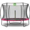 Exit Toys Trampolino EXIT Silhouette ø244 cm, con gambe, rotondo, per bambini, rosa