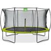Exit Toys Trampolino EXIT Silhouette ø366 cm, con gambe, rotondo, per bambini, verde