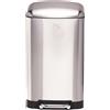 Dirt Devil Pattumiera a pedale Dirt Devil 20L - Pattumiera da cucina con chiusura ammortizzata - Pattumiera in acciaio inox - Cestino interno rimovibile - Pattumiera da cucina 30 x 29 x 52,5 CM - Argento