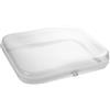 ComfyHarbor Custodia da viaggio 35 x 31 cm, guscio rigido trasparente, 35 x | Robusta struttura in plastica PET, protezione per l'uso quotidiano, design trasparente, dimensioni compatte 20 x 12 cm