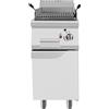 Risto Modello: 88472432207,Fry top griglia a pietra lavica elettrico su mobile 6.6 kW 40x70x108,5h cm