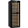 Frigo vini DA INCASSO ventilato 96 bottiglie - Doppia zona +3/+20 °C - Porta vetro nero - DW 96 2THK