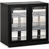 Pensile refrigerato porte in vetro - Dim. cm. 90x56,5x85,2H