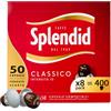 Splendid Capsule Caffè Espresso Classico - 400 Capsule | 8 confezioni da 50, in Alluminio, Compatibili con macchine Nespresso®* Original