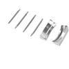 Ruimou 1 Set Argento Acciaio Inox 20mm Curvo End Link Compatibile con Rolex Submariner Compatibile con Daytona
