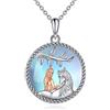 YAFEINI Collana con Cavallo Ciondolo per Ragazze Collana in Argento Sterling 925 Regalo di Gioielli per Donne Amiche