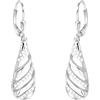 SOFIA MILANI - Orecchini da Donna in Argento 925 - con Pietra Zircone - Orecchino Pendente ad Ovale
