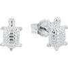 Amor Orecchini in argento Sterling 925 per bambine, orecchini per bambini, con zirconi sintetici, motivo, forniti in una confezione regalo per gioielli