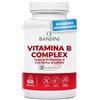 Bandini® Vitamina B-Complex DR CAPS ad Alto Dosaggio, 60 Capsule (2 Mesi) | Complesso Vitamine Gruppo B + Acido Folico, Biotina, PABA, Betaina, Colina, Inositolo, B complex Difese Immunitarie, Vegano